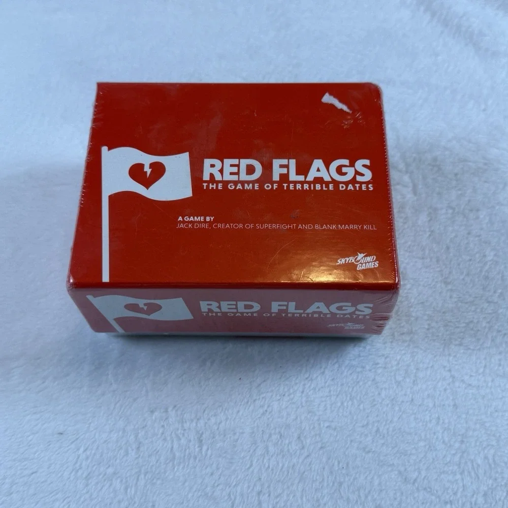 Red Flags The Game of Terrible Dates Party Card Game Skybound New Sealed